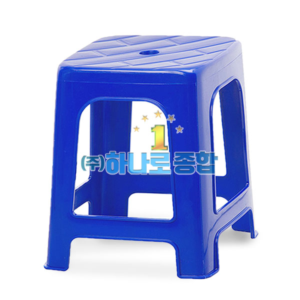 PVC 사각의자(파랑)/고급사각의자/플라스틱간이의자/포장마차의자