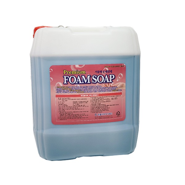 [원폴리머]거품형 손세정제 청색(18.75L) FOAM SOAP 거품비누